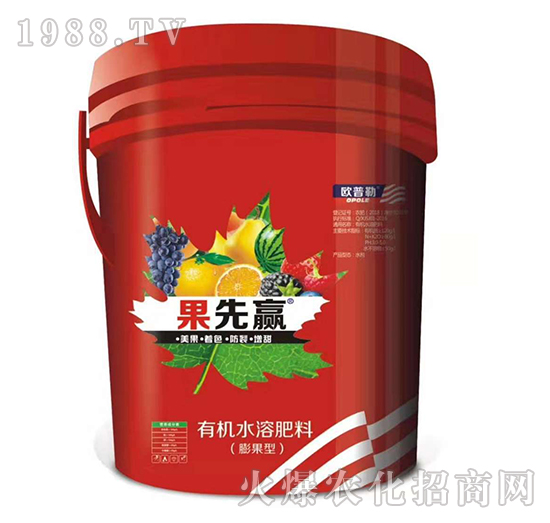 膨果型有機水溶肥料-果先贏-華豐生化
