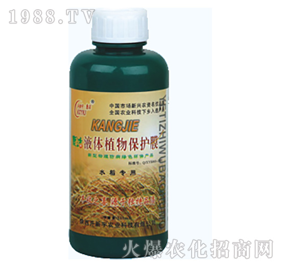 水稻專用-康潔液體植物保護(hù)膜-開新宇