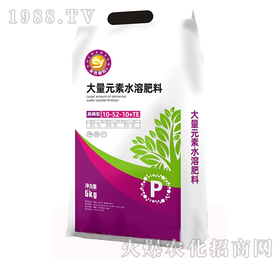 高磷型大量元素水溶肥料10-52-10+TE-金朝陽