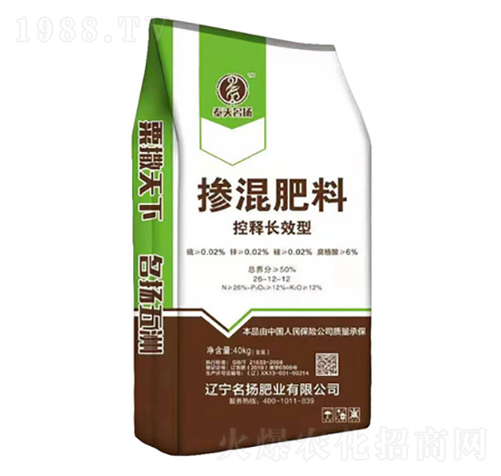控釋長效型摻混肥料26-12-12-名揚肥業(yè)