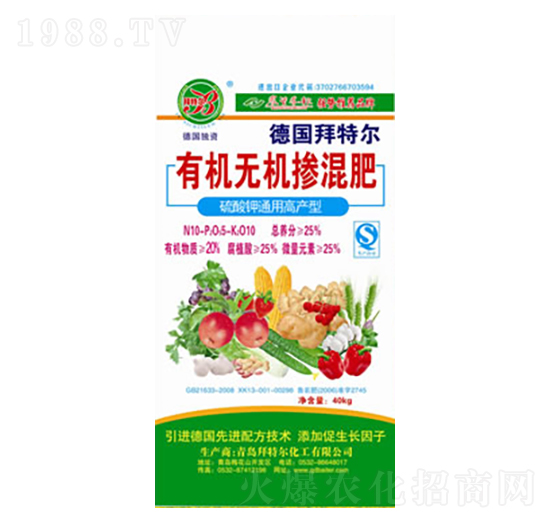 有機(jī)無(wú)機(jī)摻混肥10-5-10-拜特爾