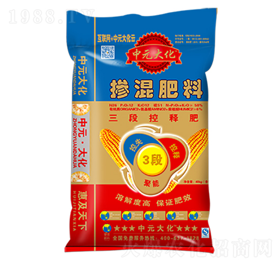 玉米三段控釋肥26-12-12-中元大化-邦農肥業(yè)