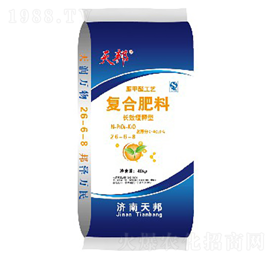 玉米專用脲甲醛復(fù)合肥料26-6-8-天邦-萬(wàn)豪