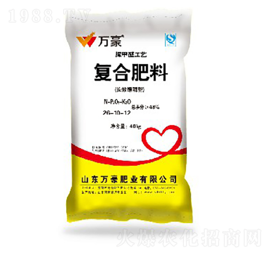 玉米專用脲甲醛復(fù)合肥料26-10-12-萬(wàn)豪
