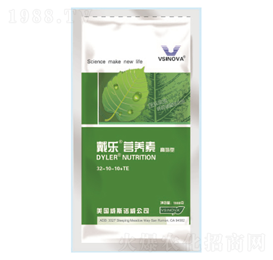 戴樂(lè)營(yíng)養(yǎng)素（高氮型）32-10-10+TE-威斯諾威