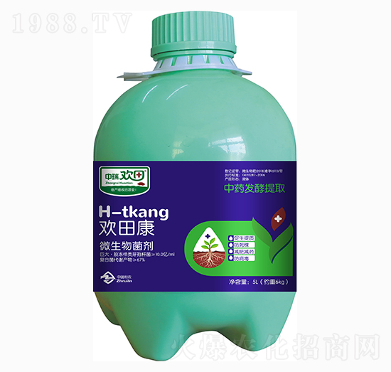 5L微生物菌劑-歡田康-中瑞利農(nóng)