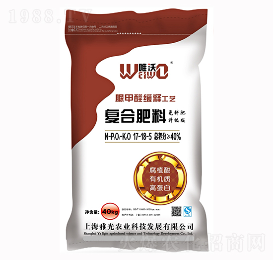 脲甲醛緩釋工藝復(fù)合肥料17-18-5-唯沃-雅光農(nóng)業(yè)