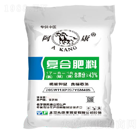 硫酸鉀型復合肥料17-8-17-天下春