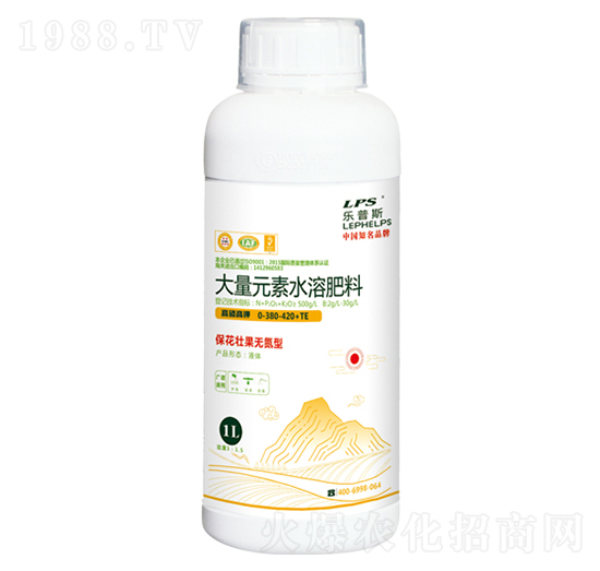高磷高鉀型大量元素水溶肥料0-380-420+TE-嘉樂農(nóng)業(yè)