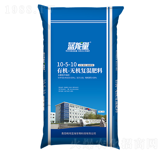 有機無機復混肥料10-5-10-藍能量