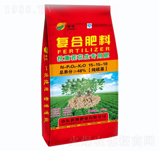 抗重茬花生專用復合肥料15-15-18-騰博肥業(yè)