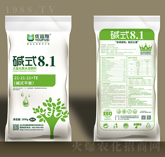 堿式平衡大量元素水溶肥料21-21-21+TE-堿式8.1-優(yōu)富斯