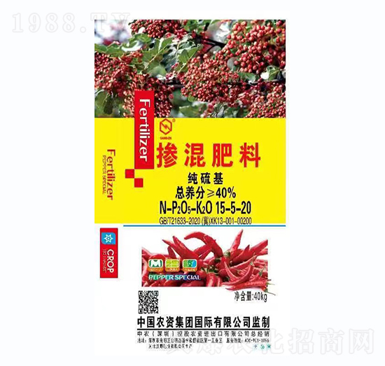 純硫基摻混肥料15-5-20-中農(nóng)