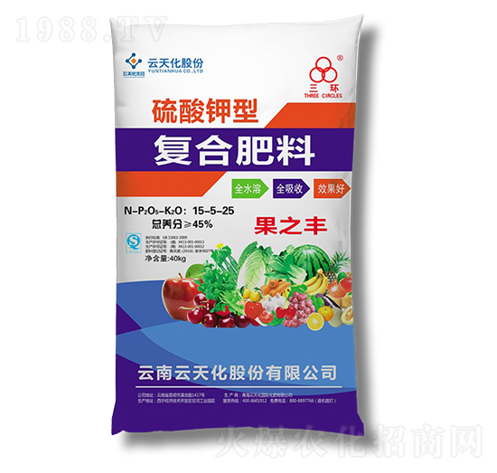 硫酸鉀型復合肥料15-15-15-云天化