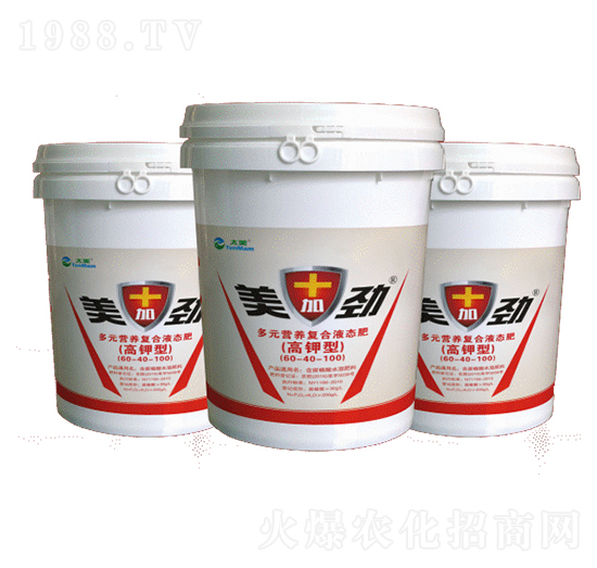 美加勁高鉀型多元營養(yǎng)復合液態(tài)肥60-40-100-太美