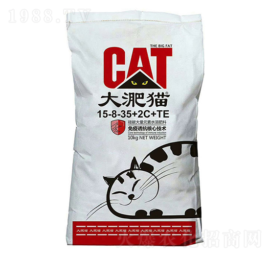 硅碳大量元素水溶肥15-5-35+2C+TE-大淝貓-云惠農(nóng)