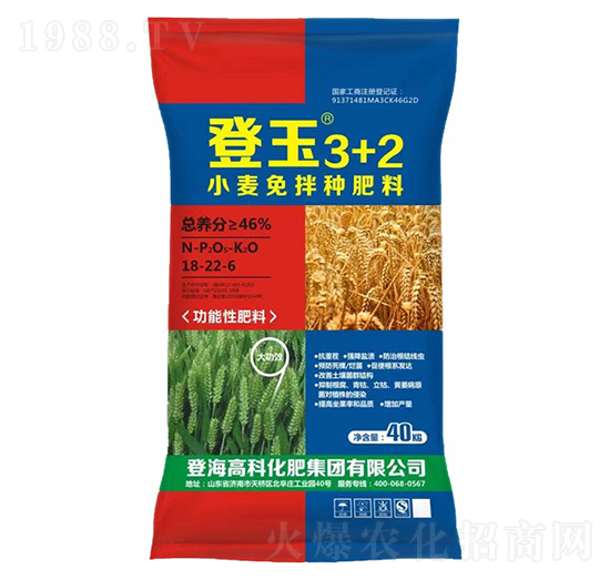 復合肥料18-22-6-登玉3+2-登峰