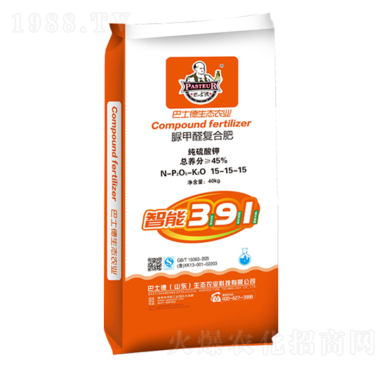 純硫酸鉀脲甲醛復合肥15-15-15-巴士德