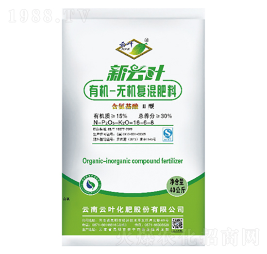 含氨基酸有機-無機復(fù)混肥料16-6-6-云葉股份