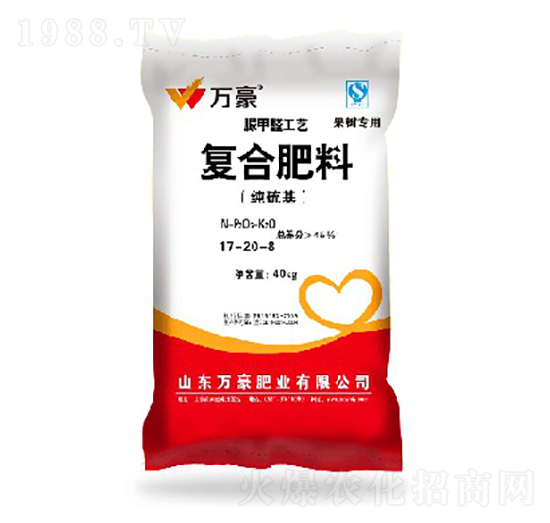 經(jīng)濟(jì)作物專用脲甲醛復(fù)合肥料17-20-8-萬(wàn)豪農(nóng)業(yè)