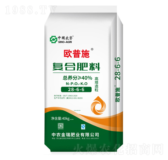高塔造粒復合肥料28-6-6-歐普施-中農(nóng)金瑞