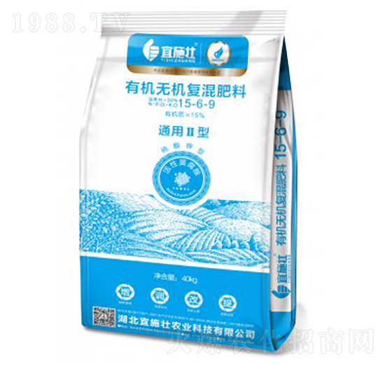 有機(jī)無機(jī)復(fù)混肥15-6-9-宜施壯