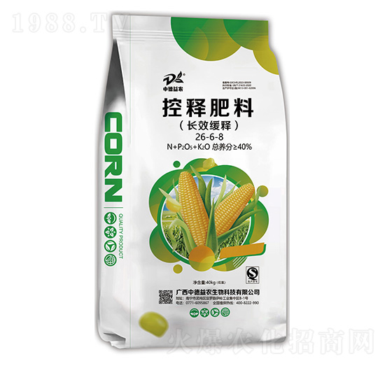 玉米專(zhuān)用控釋肥料26-6-8-中德益農(nóng)