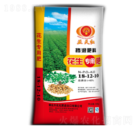 花生專(zhuān)用摻混肥料18-12-10-云天化肥