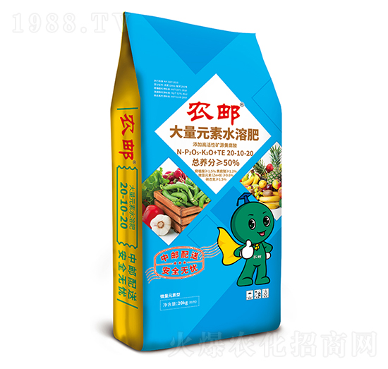 農(nóng)郵腐植酸滴灌肥20-10-20-農(nóng)大肥業(yè)