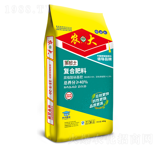 黑松土腐植酸硝基肥15-5-20-農大肥業(yè)