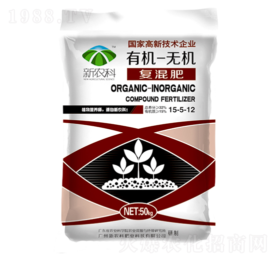 有機-無機復(fù)混肥15-5-12-新農(nóng)科生物
