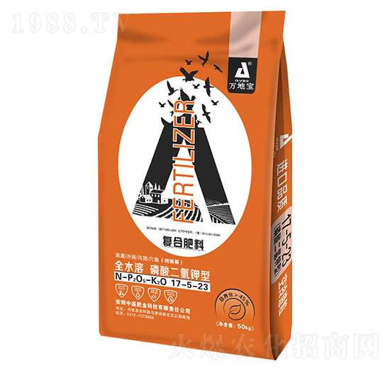高鉀復(fù)合肥-萬地寶硫基復(fù)合肥17-5-23-中盛肥業(yè)
