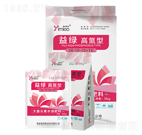 高氮型大量元素水溶肥28-15-15+TE-益綠-倍綠農(nóng)業(yè)