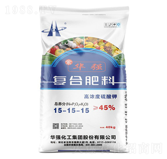 高濃度硫酸鉀復(fù)合肥料15-15-15-余華強(qiáng)-華強(qiáng)化工集團(tuán)