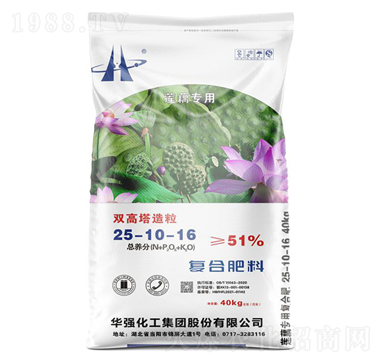 蓮藕專(zhuān)用雙高塔造粒復(fù)合肥料25-10-16-余華強(qiáng)-華強(qiáng)化工集團(tuán)