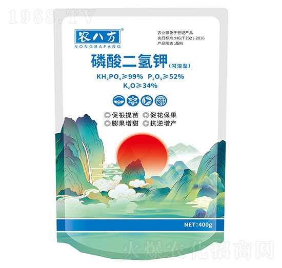 磷酸二氫鉀(閃溶型)400g-農八方