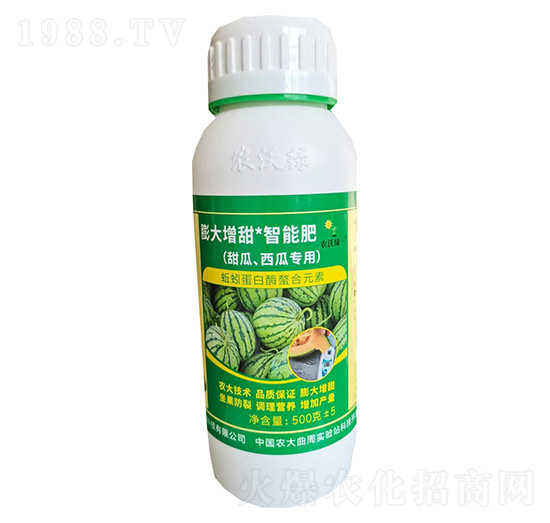 甜瓜、西瓜專(zhuān)用膨大增甜智能肥-農(nóng)沃綠