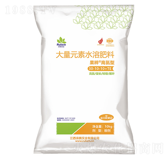 高氮型大量元素水溶肥料30-10-10+TE-果粹-沃野