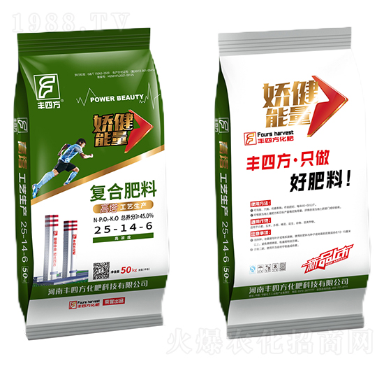 50kg高塔復合肥料25-14-6-嬌健能量-豐四方