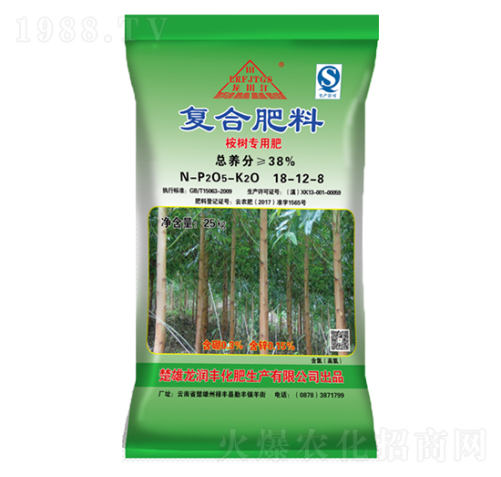 桉樹復(fù)合肥料18-12-8-龍潤(rùn)豐