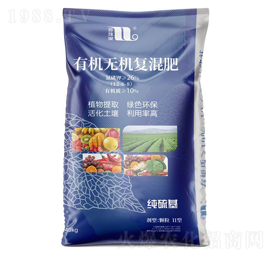 純硫基有機無機復混肥料12-6-8-珍珠泉-華強化工集團