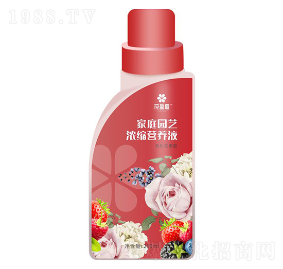 250ml家庭園藝濃縮營養(yǎng)液（有機(jī)花果型）-花盈庭-華強(qiáng)化工集團(tuán)