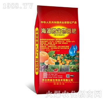 海藻微生物菌肥-微生物菌劑-熙越生物