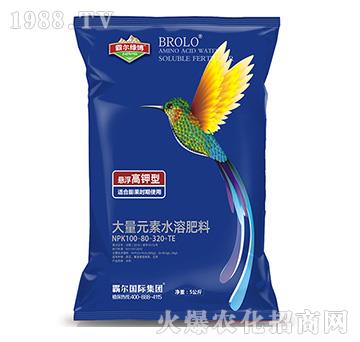 懸浮高鉀型大量元素水溶肥料NPK100-80-320+TE-霸爾國(guó)際