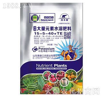 海藻大量元素水溶肥料15-5-40+TE-惠康三農(nóng)