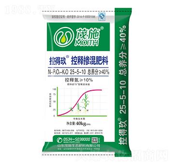 玉米專用控釋摻混肥料25-5-10-控得玖-茂施