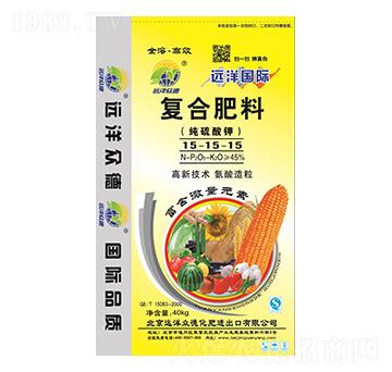 純硫酸鉀復(fù)合肥15-15-15-遠(yuǎn)洋眾德