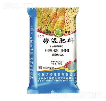 水稻專(zhuān)用摻混肥料18-16-16 富思爾肥業(yè)