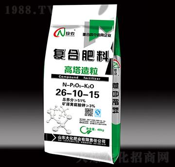 高塔造粒復(fù)合肥26-10-15-大化肥業(yè)