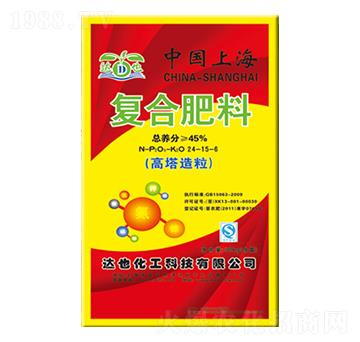 高塔造粒復(fù)合肥料24-15-6-達(dá)也化工